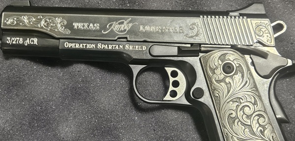 guns laser engraving